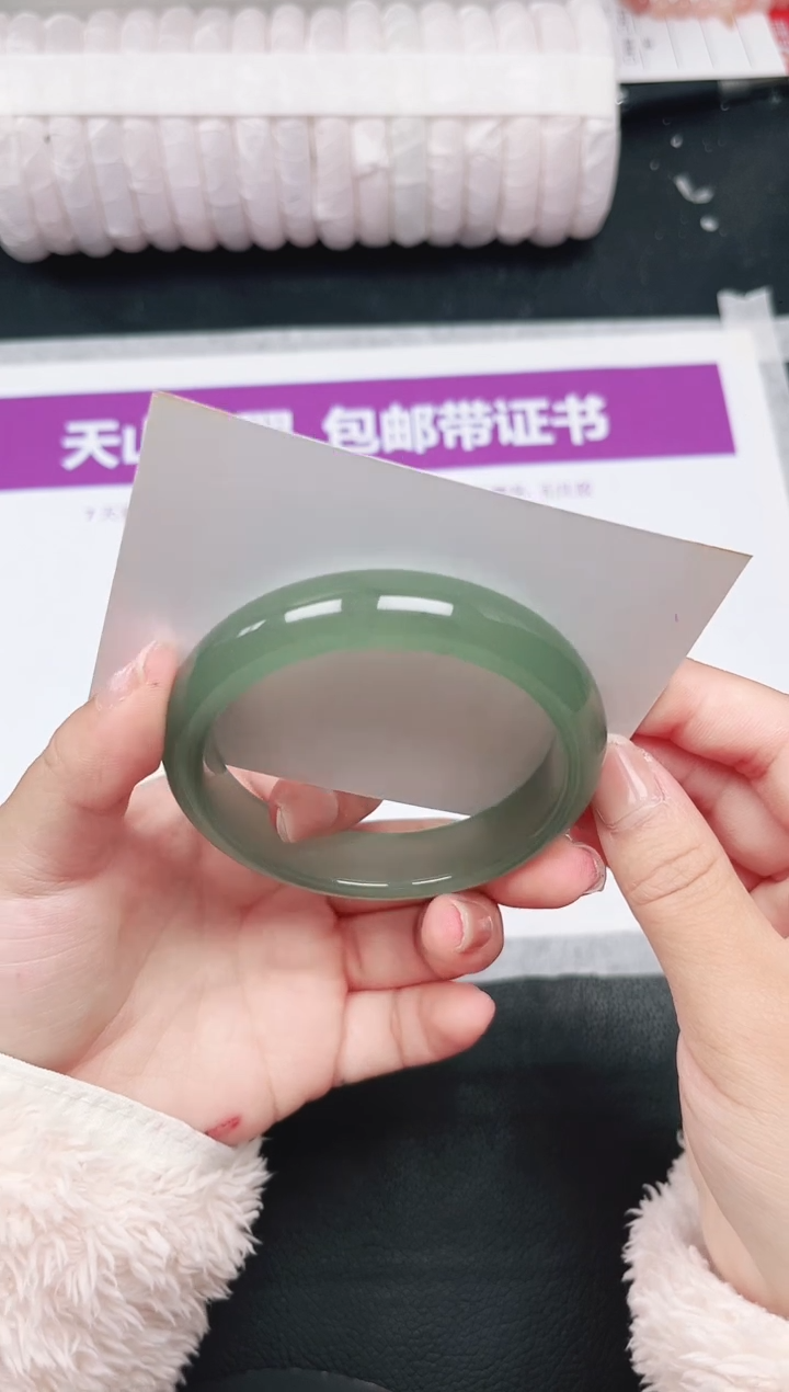 未镶嵌手镯石英质玉18-55