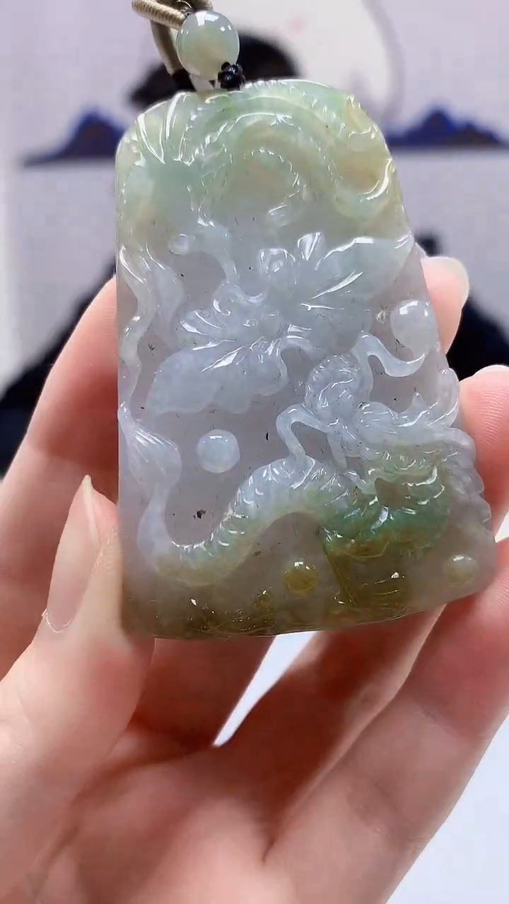 【闪购商品】定制翡翠未镶嵌5152zm-毛货挂件26