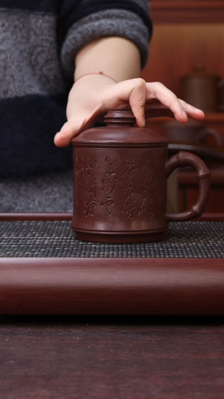 【闪购商品】紫砂茶杯尾单微瑕长风破浪三件套500cc左右