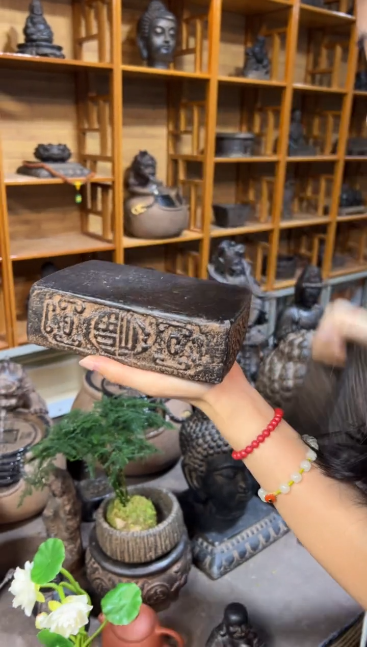 陶土【火山泥】福字汉砖