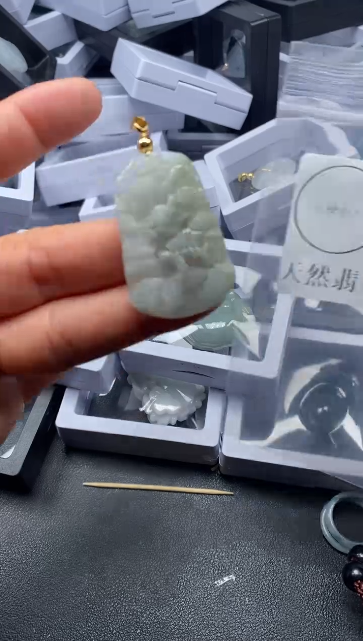 吊坠(不含链)未镶嵌翡翠2134