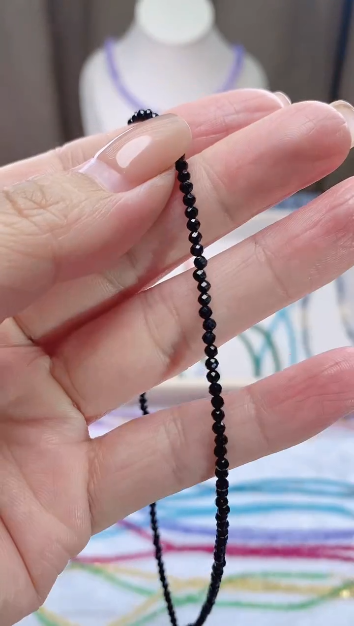 【闪购商品】尖晶石颈饰14K金镶嵌诗颜珠宝甄选SYZB09