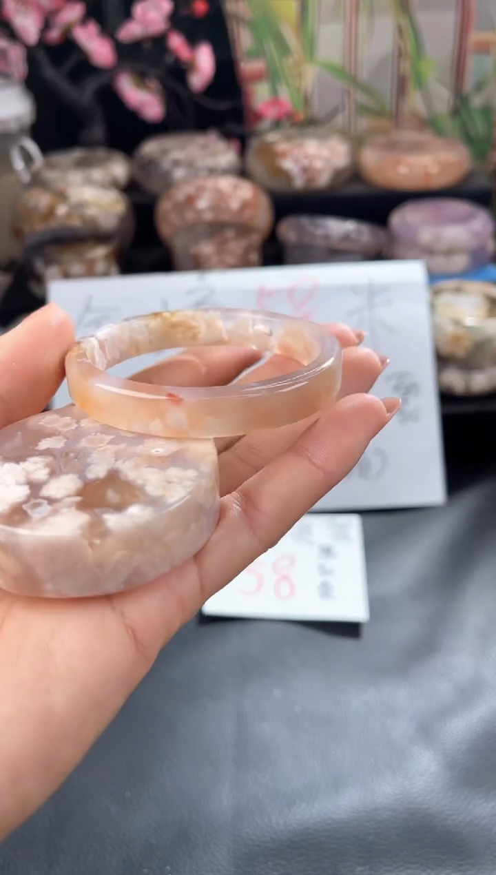 【闪购商品】玛瑙/玉髓手镯未镶嵌53