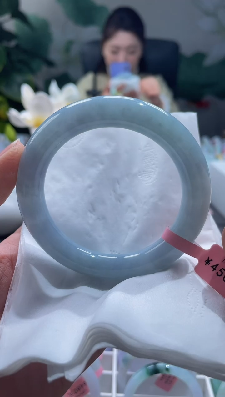 【闪购商品】翡翠手镯未镶嵌411手镯57.6