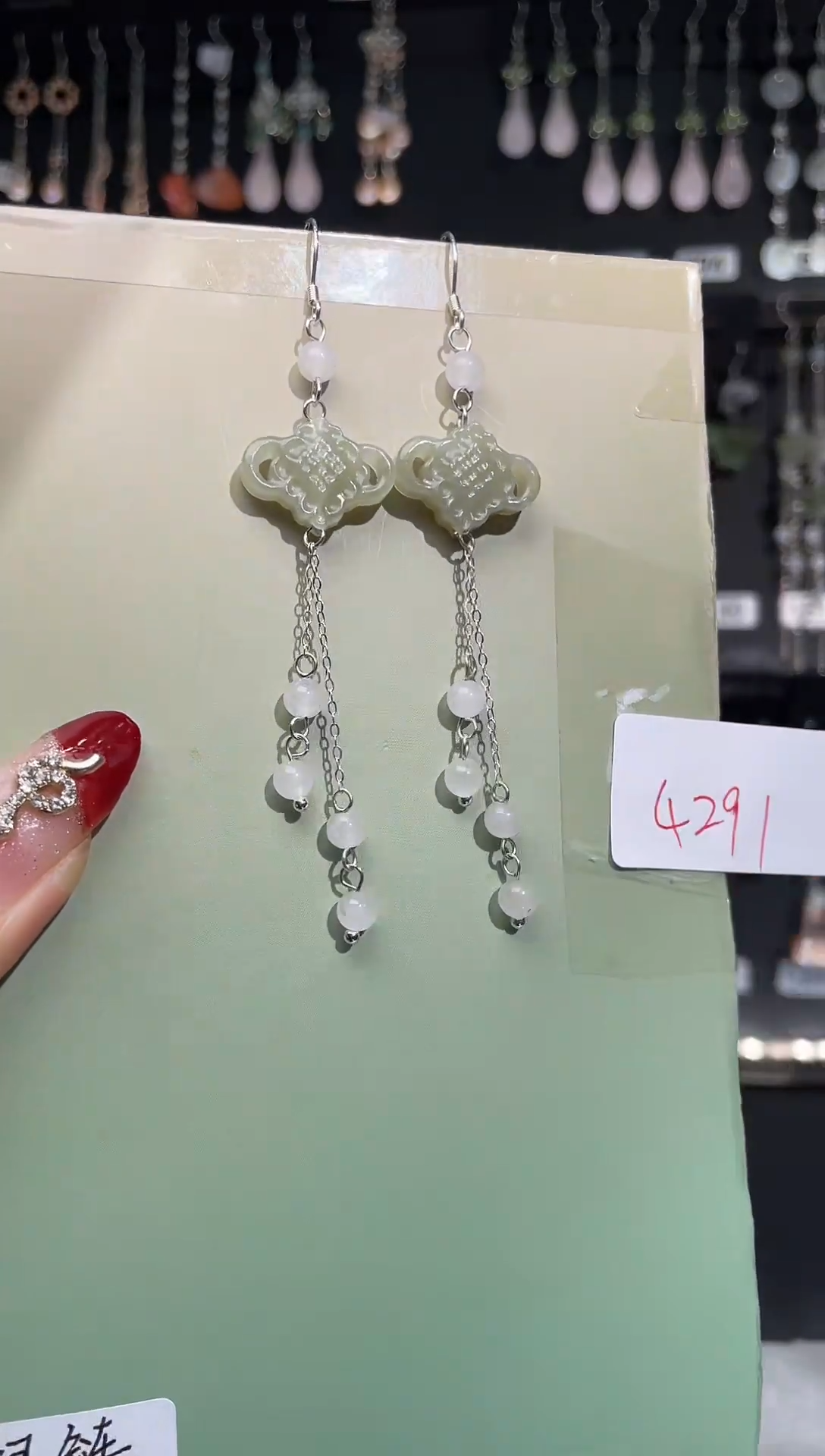 【闪购商品】紫晶耳饰银S925镶嵌喜欢拍
