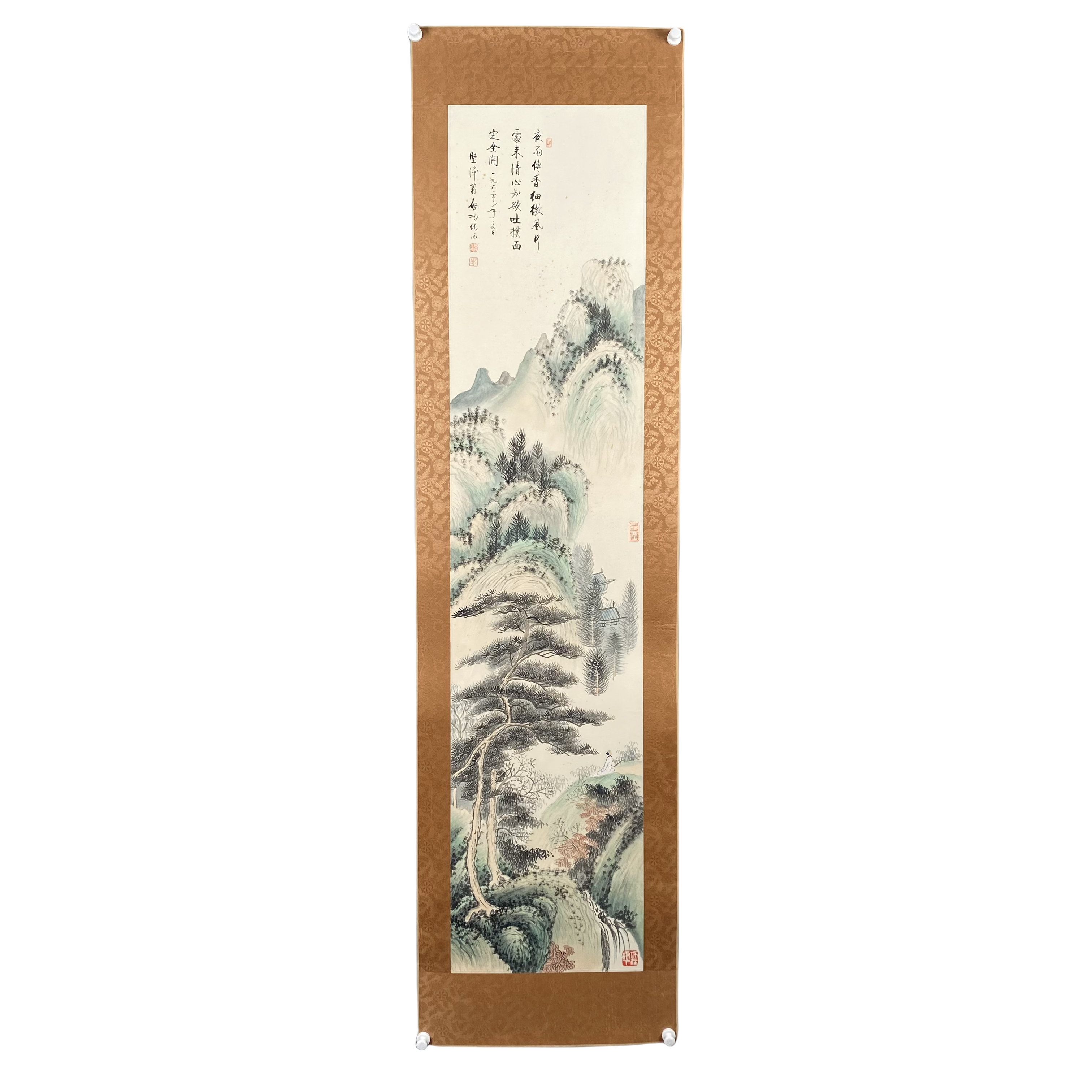 g54山水装裱尺寸68*138约9.5平尺