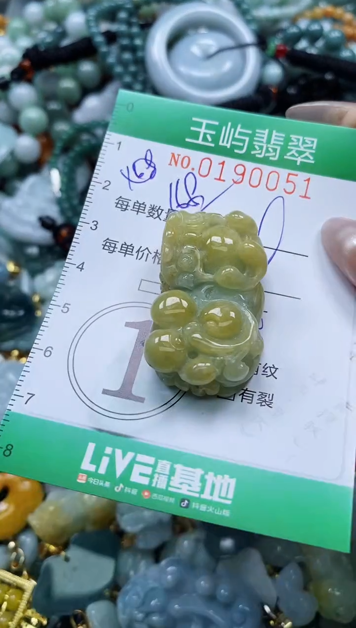 翡翠未镶嵌颈饰闪购0190051