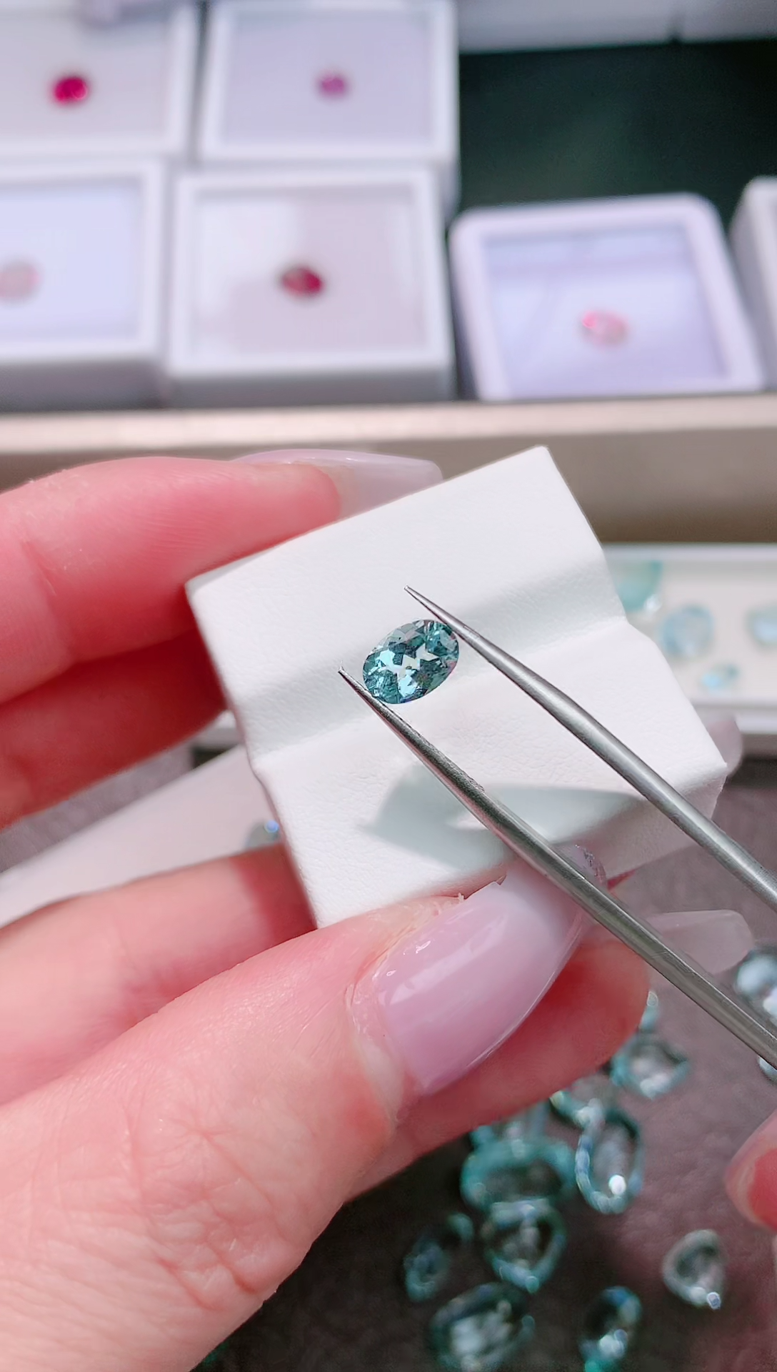 裸石海蓝宝石天然0.85ct