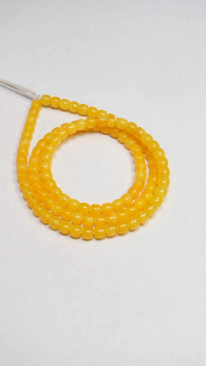 【闪购商品】蜜蜡手链未镶嵌2233 7mm鸡油黄浓蜡108