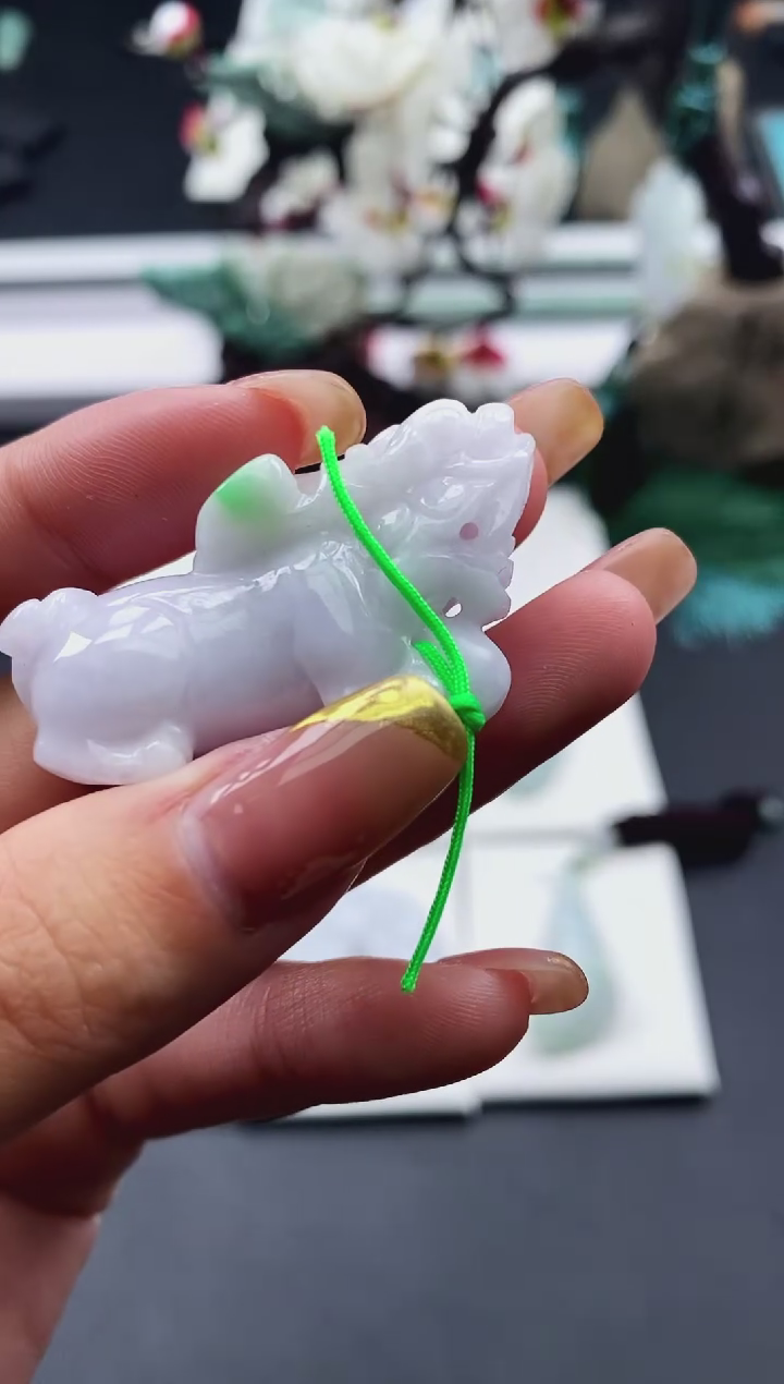 【闪购商品】翡翠颈饰未镶嵌天然缅甸A货翡翠