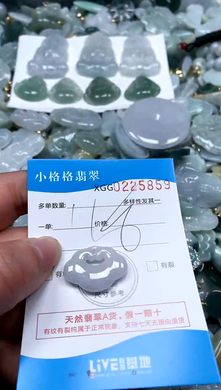 【闪购商品】翡翠颈饰未镶嵌闪购商品0225859