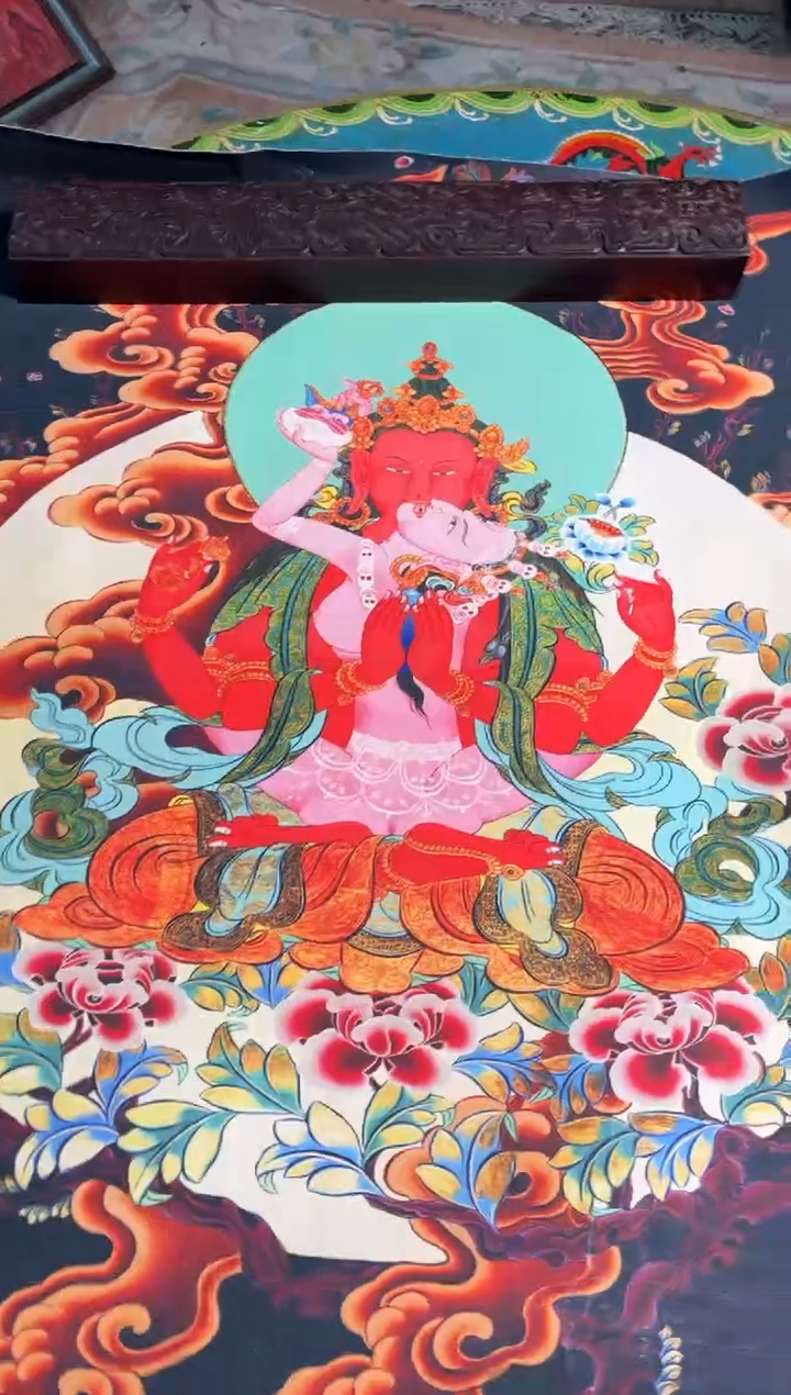 卷轴画天天的唐卡tk160