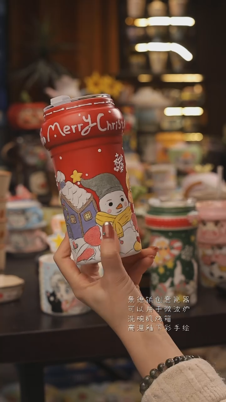 景德镇釉下彩绘设计师款式陶瓷
