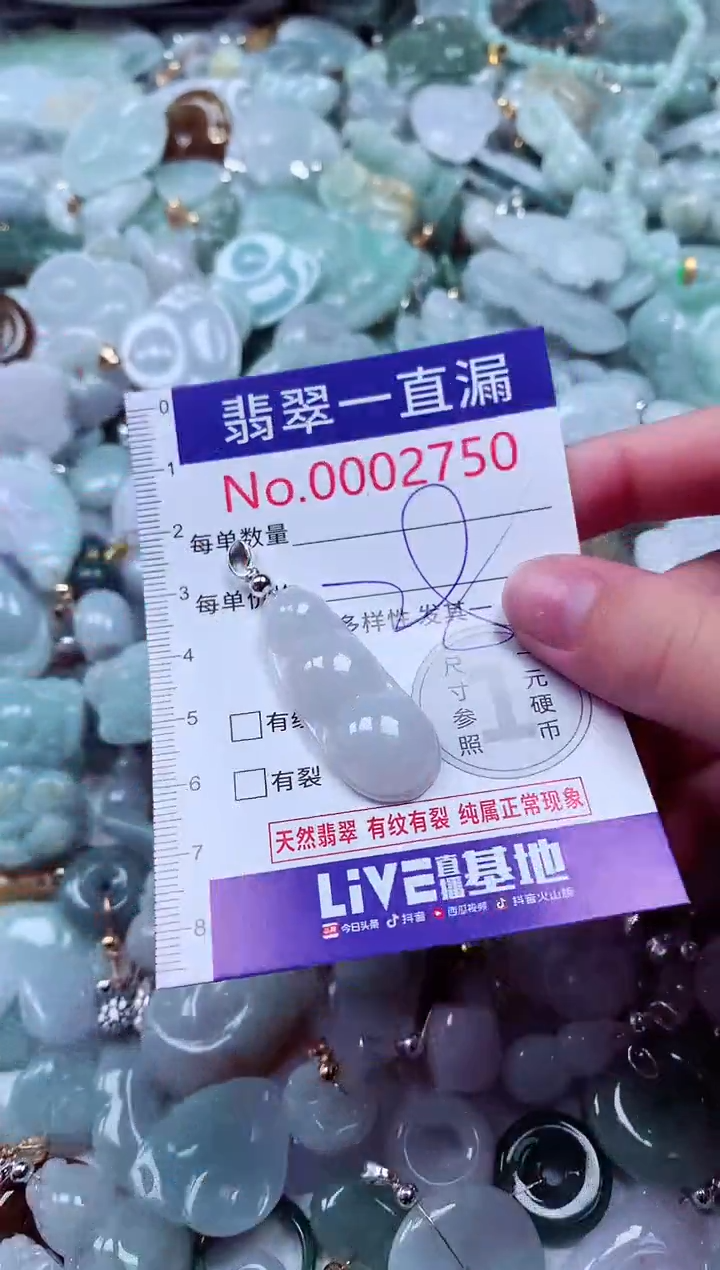 吊坠(不含链)未镶嵌翡翠2750