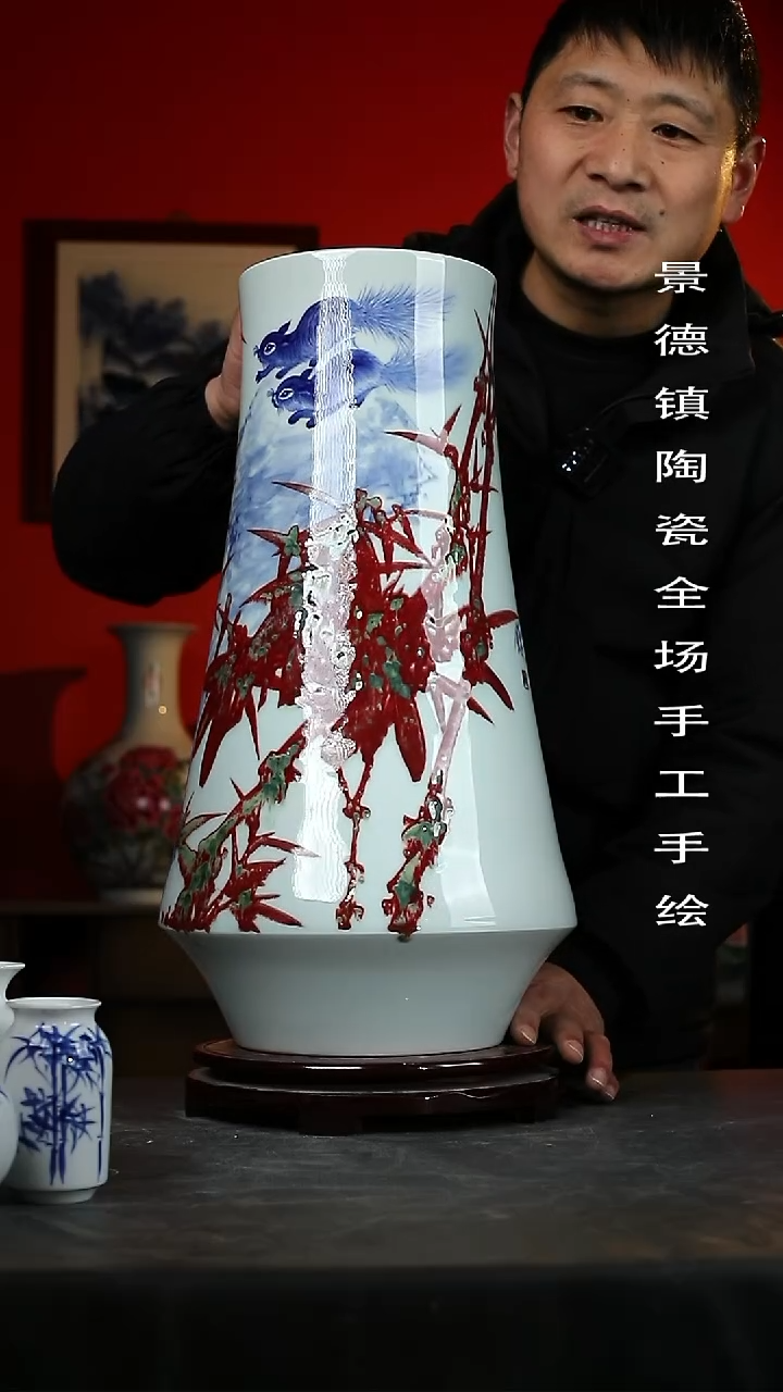【闪购商品】摆件景德镇陶瓷手工手绘10