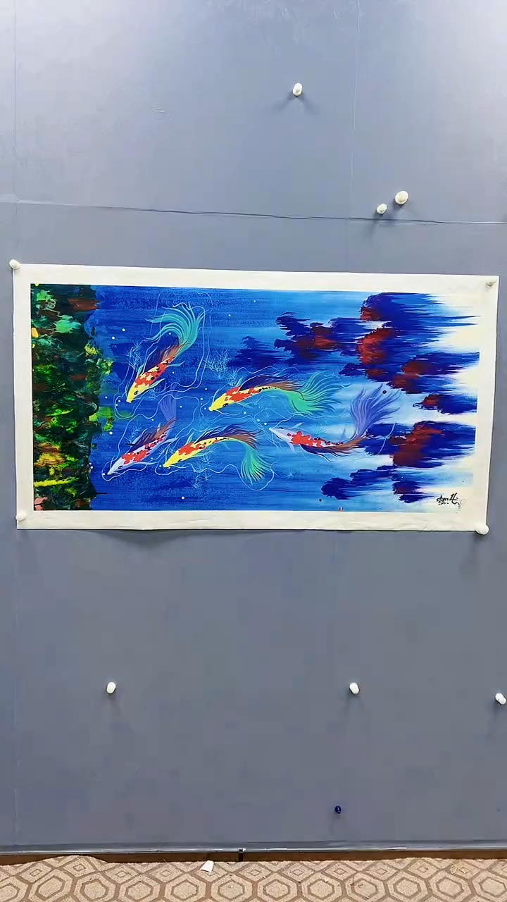 【闪购商品】绘画赵燮绘画8平尺金袍锦鲤