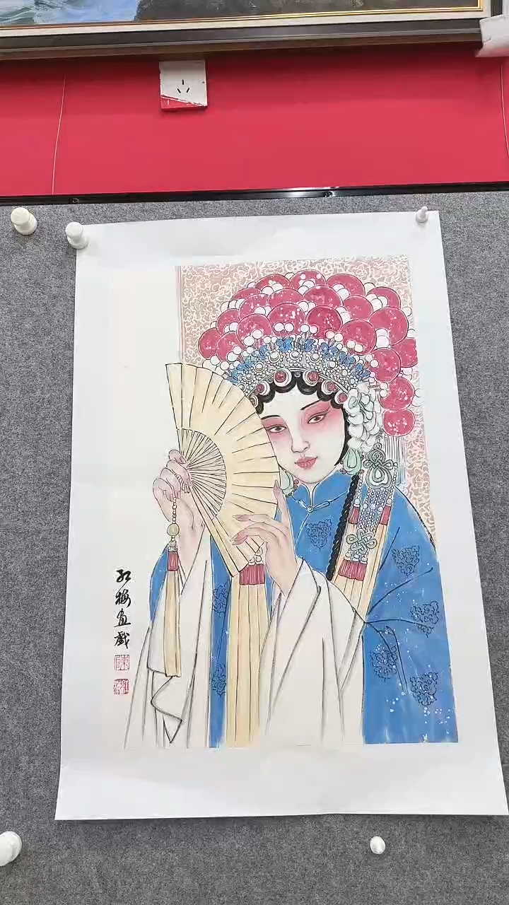 【闪购商品】国画陈红梅手绘国画
