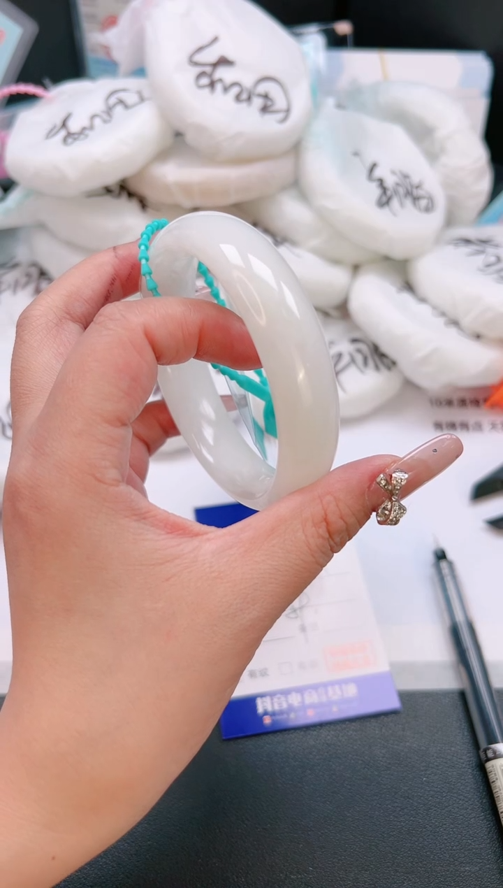 未镶嵌手镯和田玉03T57-58