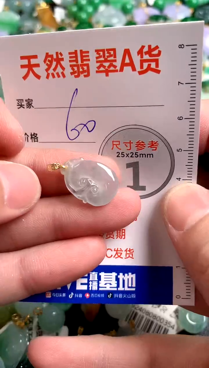 【闪购商品】翡翠颈饰18K金镶嵌13003491