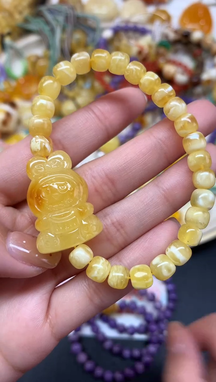 【闪购商品】蜜蜡裸石未镶嵌手串A91|699