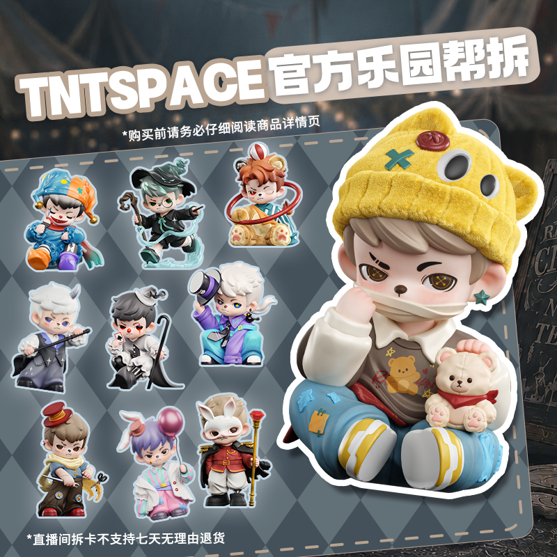 TNTSPACE【官方帮拆】第七号帐篷系列盲盒新品哥哥潮流摆件