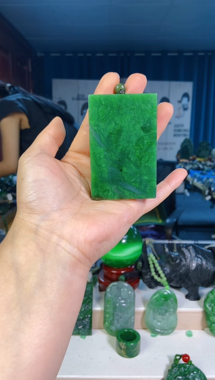 和田玉未镶嵌挂件1