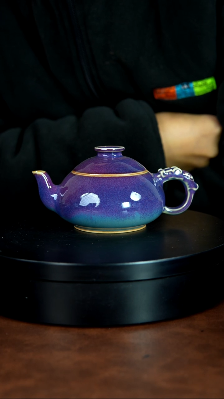 697号/禹州神垕特产】原矿原产地钧瓷茶具