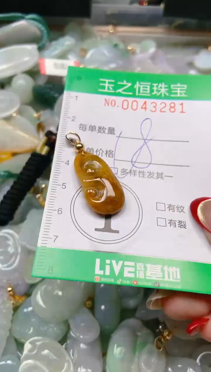 【闪购商品】翡翠颈饰未镶嵌闪购0043281