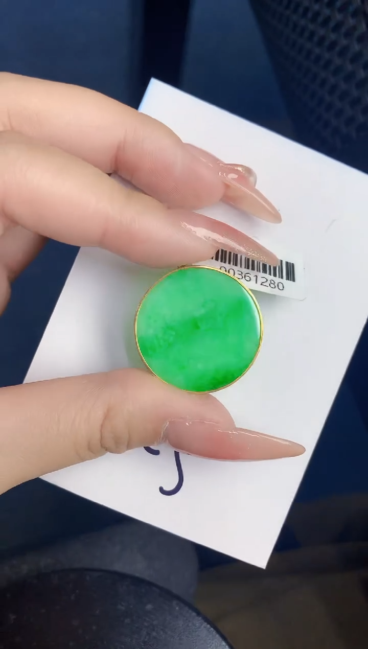 【闪购商品】翡翠颈饰18K金镶嵌000000000