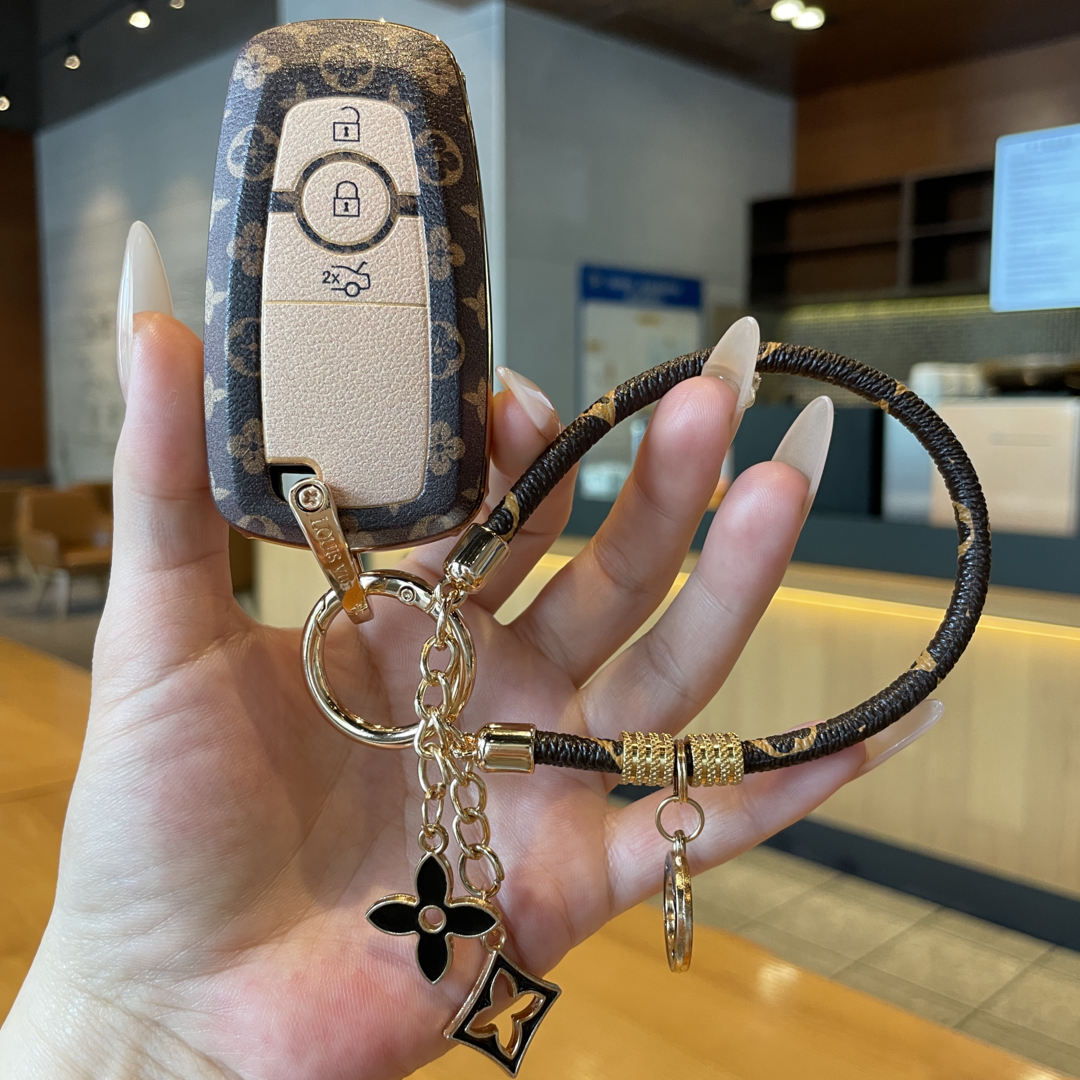 福特钥匙套新款蒙迪欧烈马探险者野马猛禽福克斯锐际锐界正品定制