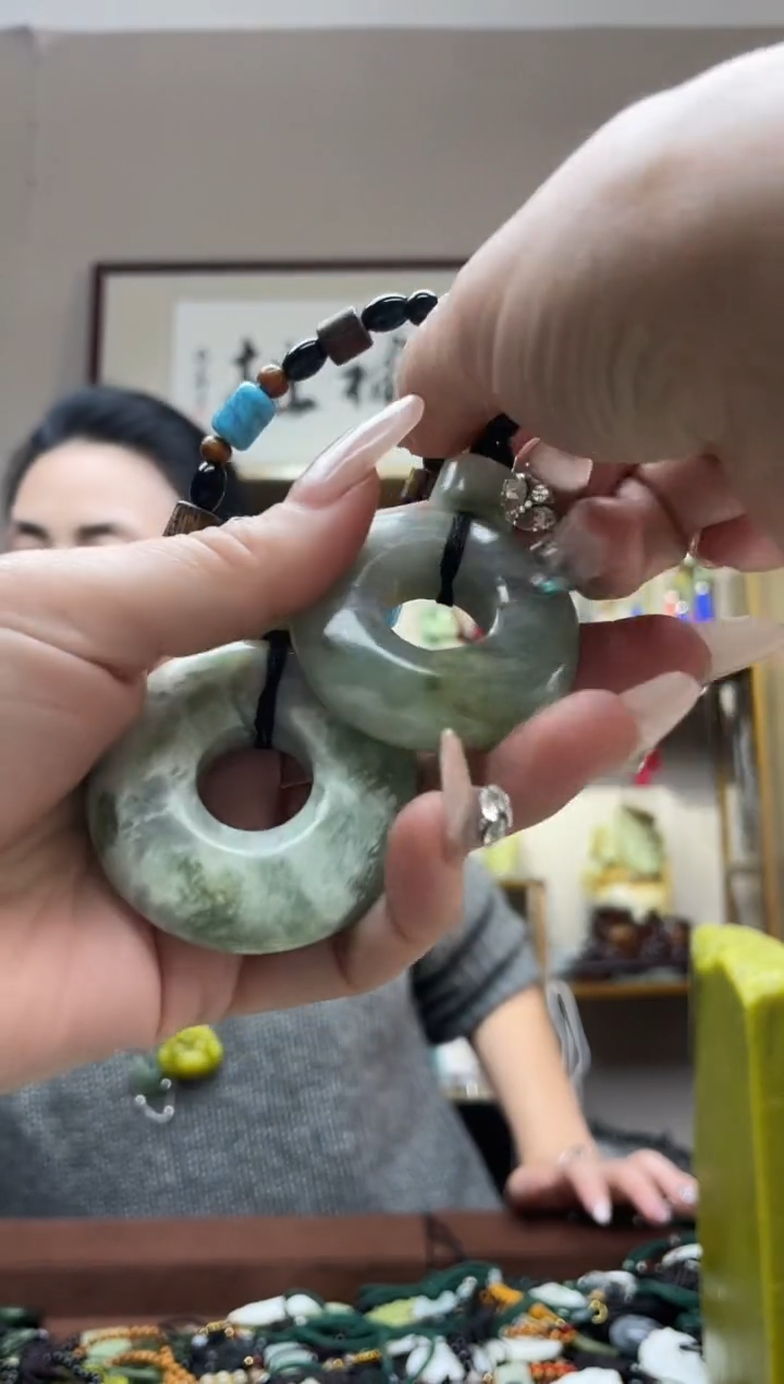 未镶嵌岫玉吊坠多样性发货拍一发一