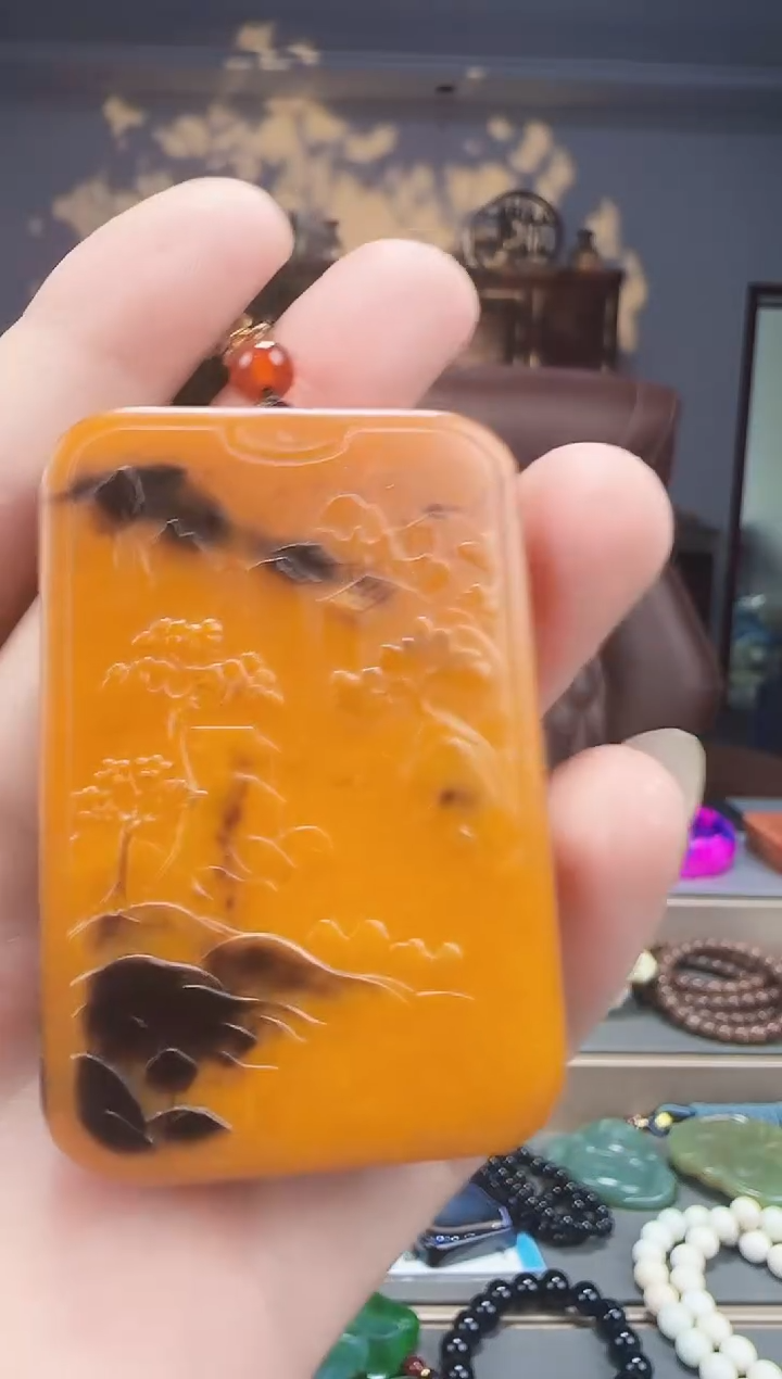 和田玉未镶嵌颈饰1