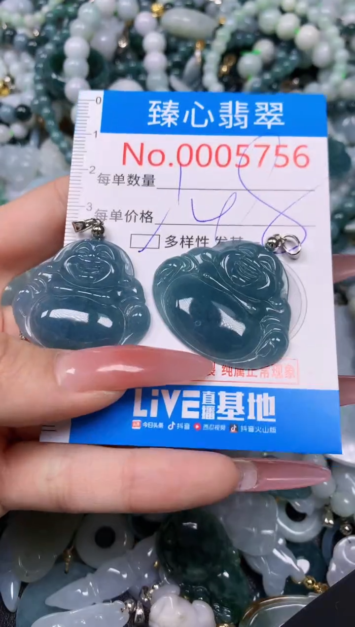 【闪购商品】翡翠颈饰未镶嵌含绳0005756