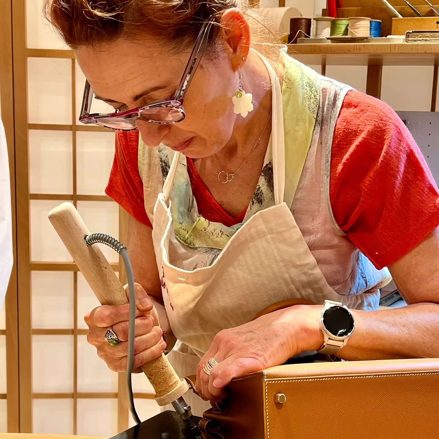 兰火火手工包22尺寸跳舞包头层牛皮轻奢高定女包单肩斜挎真皮女包