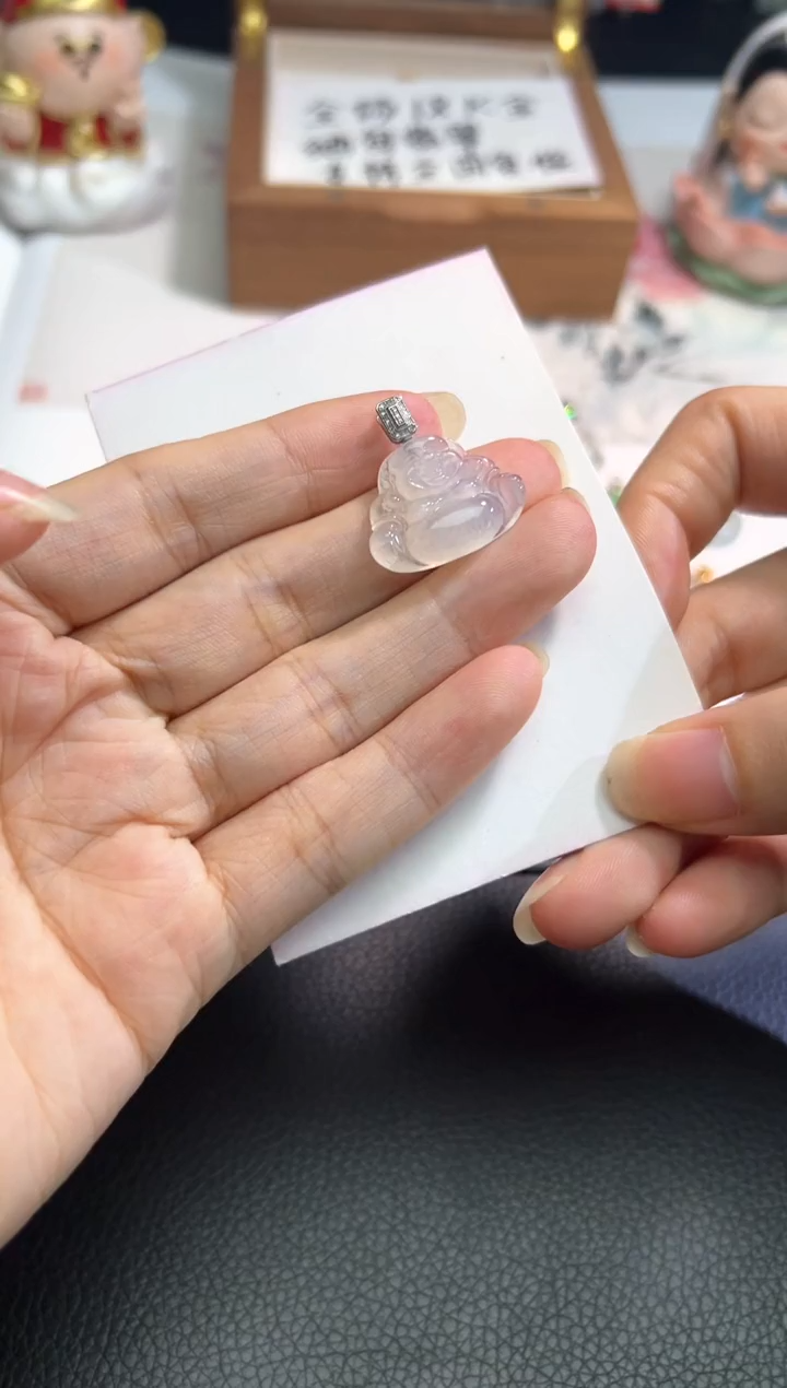 【闪购商品】翡翠颈饰18K金镶嵌翡翠源头直播间