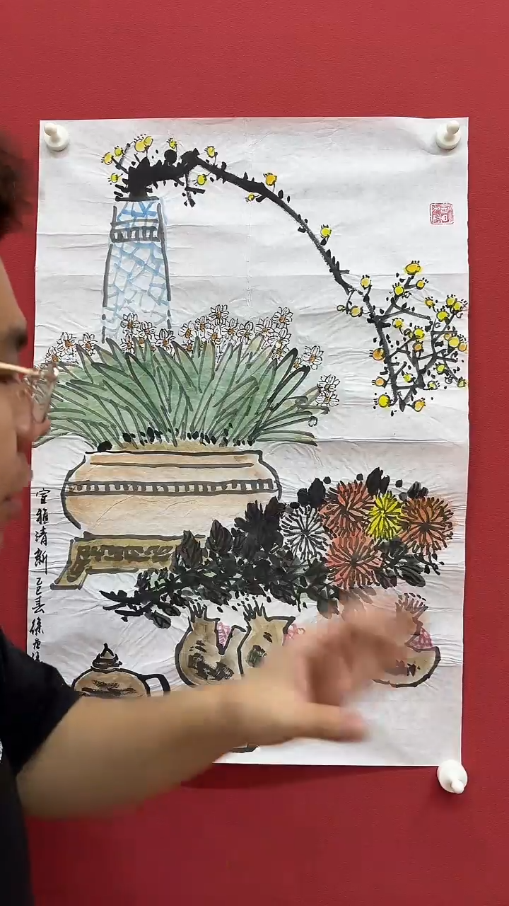 国画徐庐陵精品花鸟2.7平尺