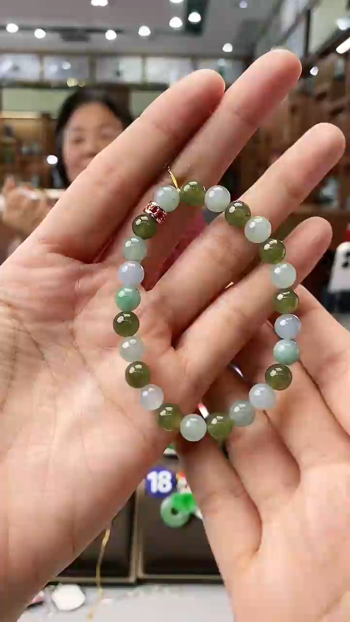 【闪购商品】翡翠手串未镶嵌手串7.1mm