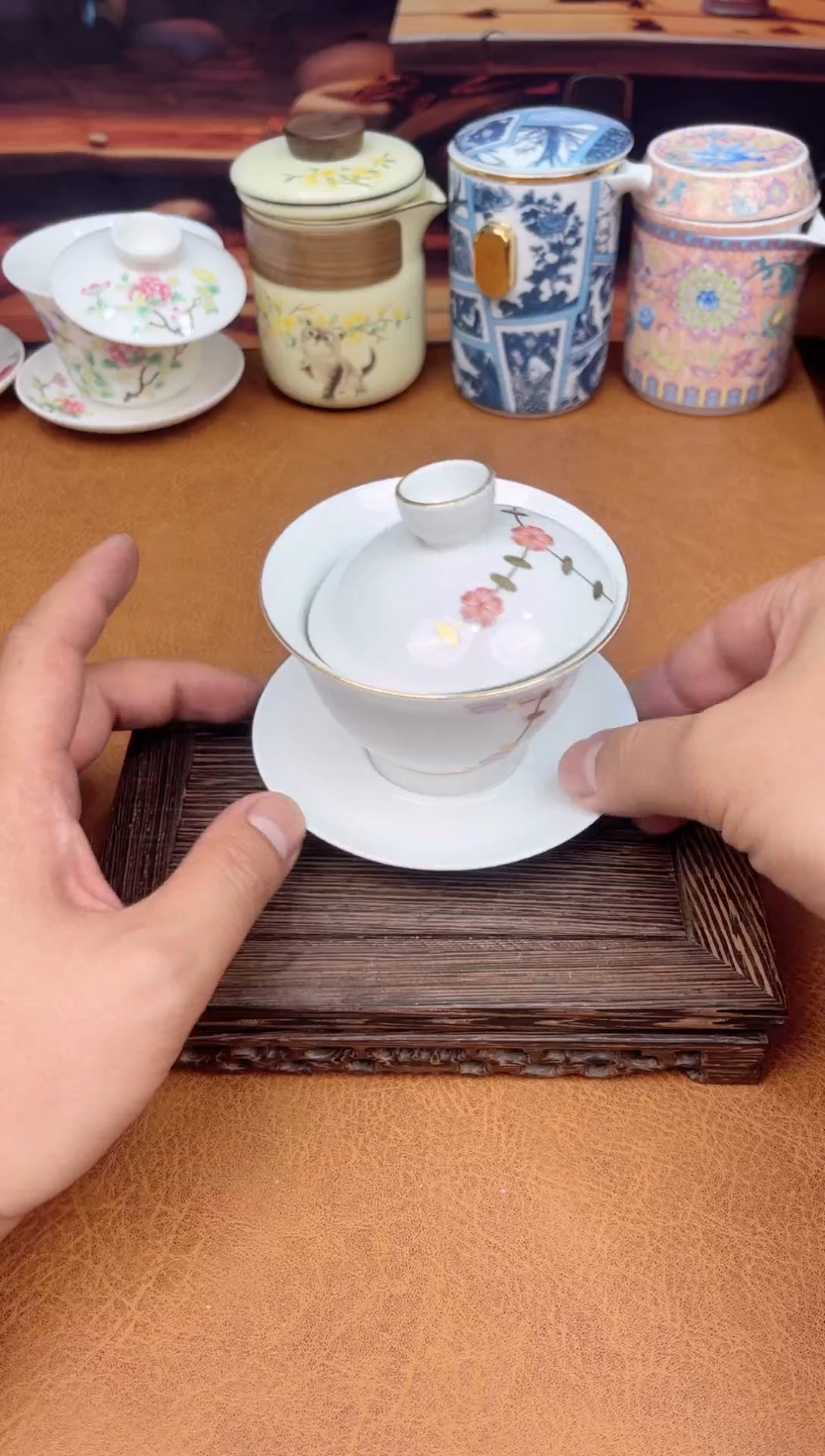 【闪购商品】陶瓷茶具摆件茶叶罐