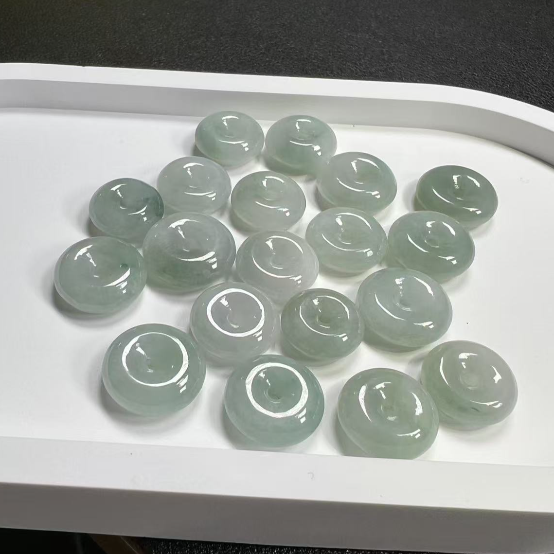 翡翠净货平安扣 多样性发货