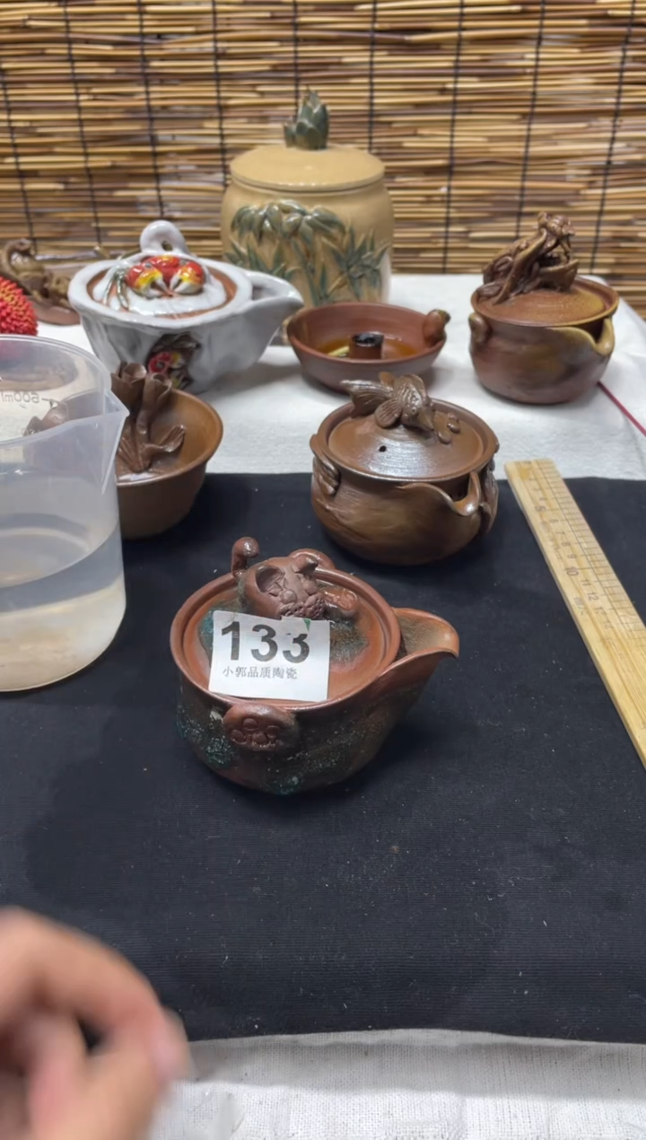 【闪购商品】杯133精美粗陶手工柴烧