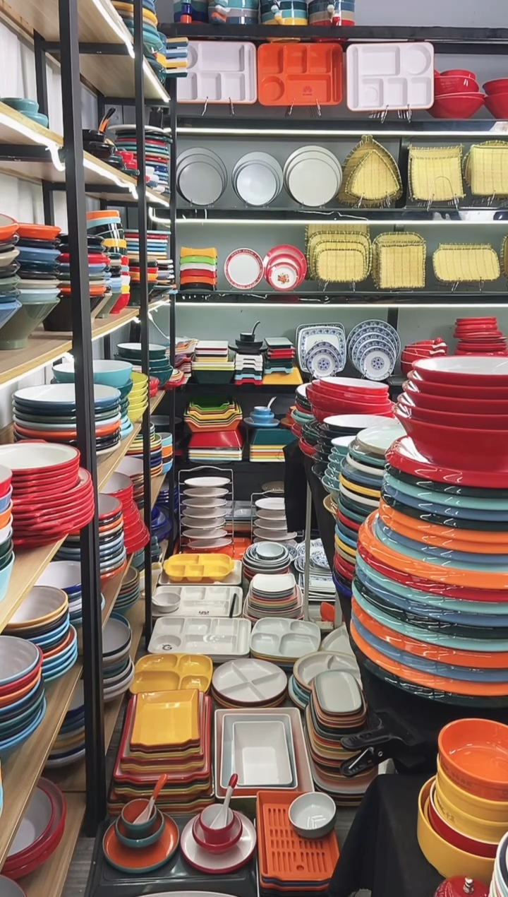 密胺红白；8寸2号链接10个  红白49号链接8寸=10个