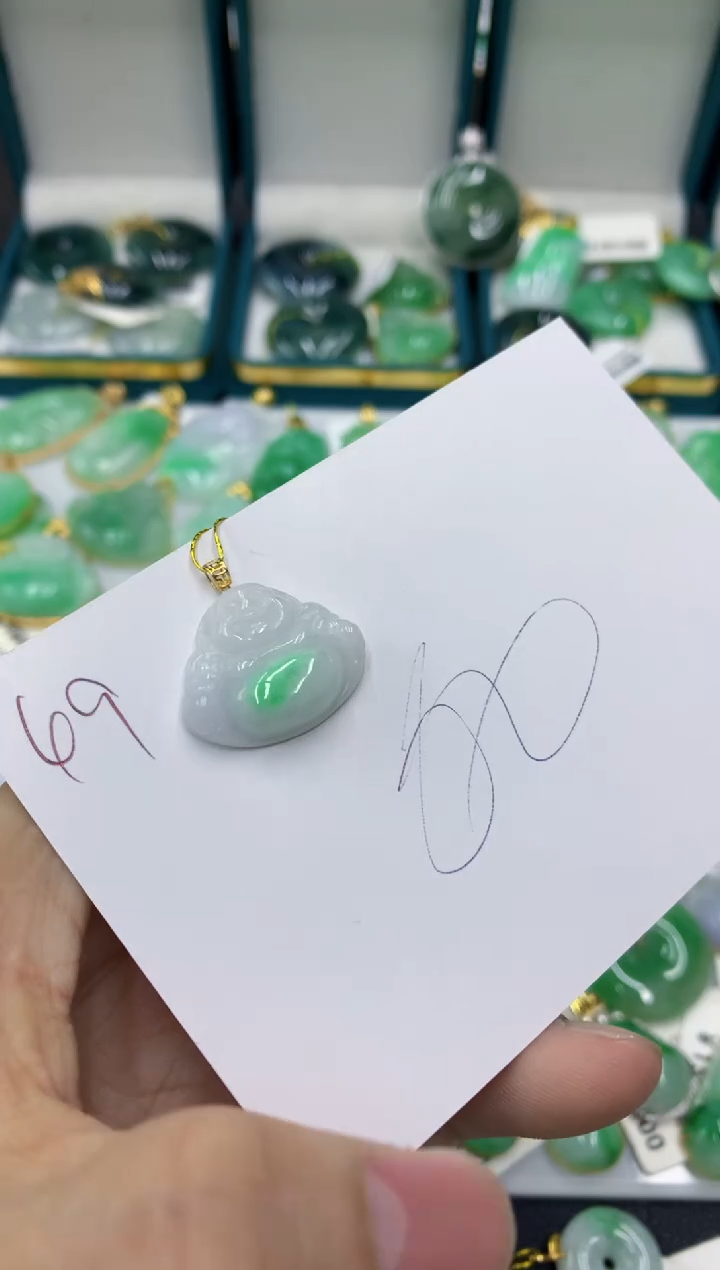 【闪购商品】翡翠颈饰18K金镶嵌11111111111