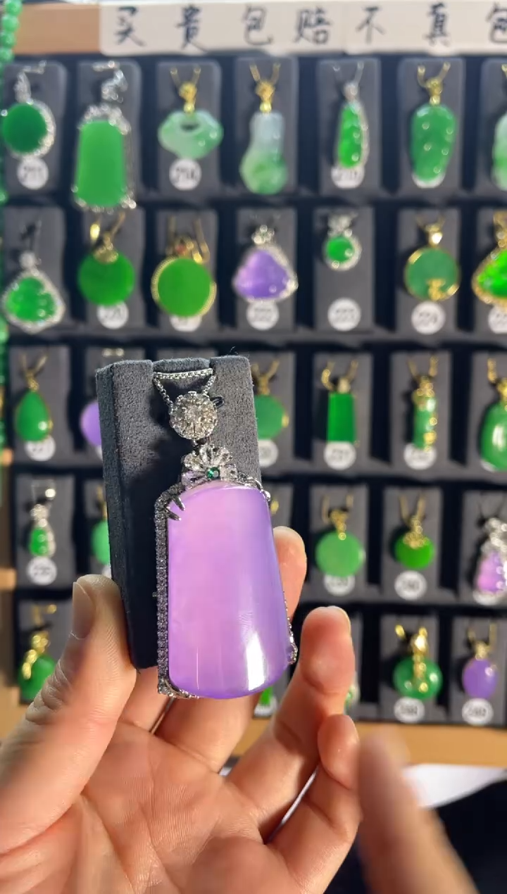 【闪购商品】翡翠颈饰银S925镶嵌226.....