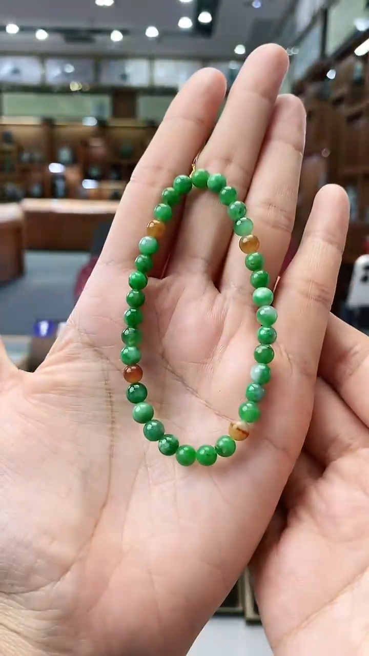 【闪购商品】翡翠手串未镶嵌手串5mm