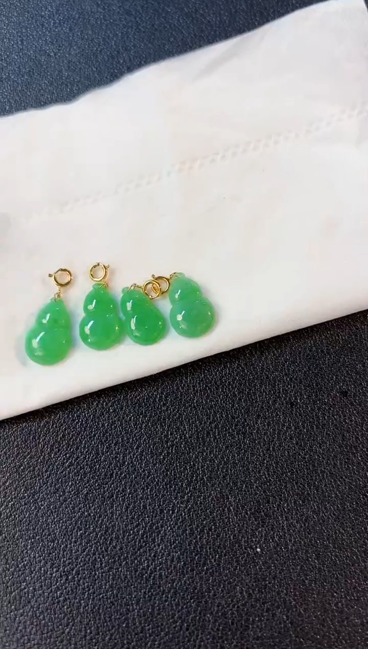 【闪购商品】翡翠颈饰18K金镶嵌h缅料A货/多样性发货/一件