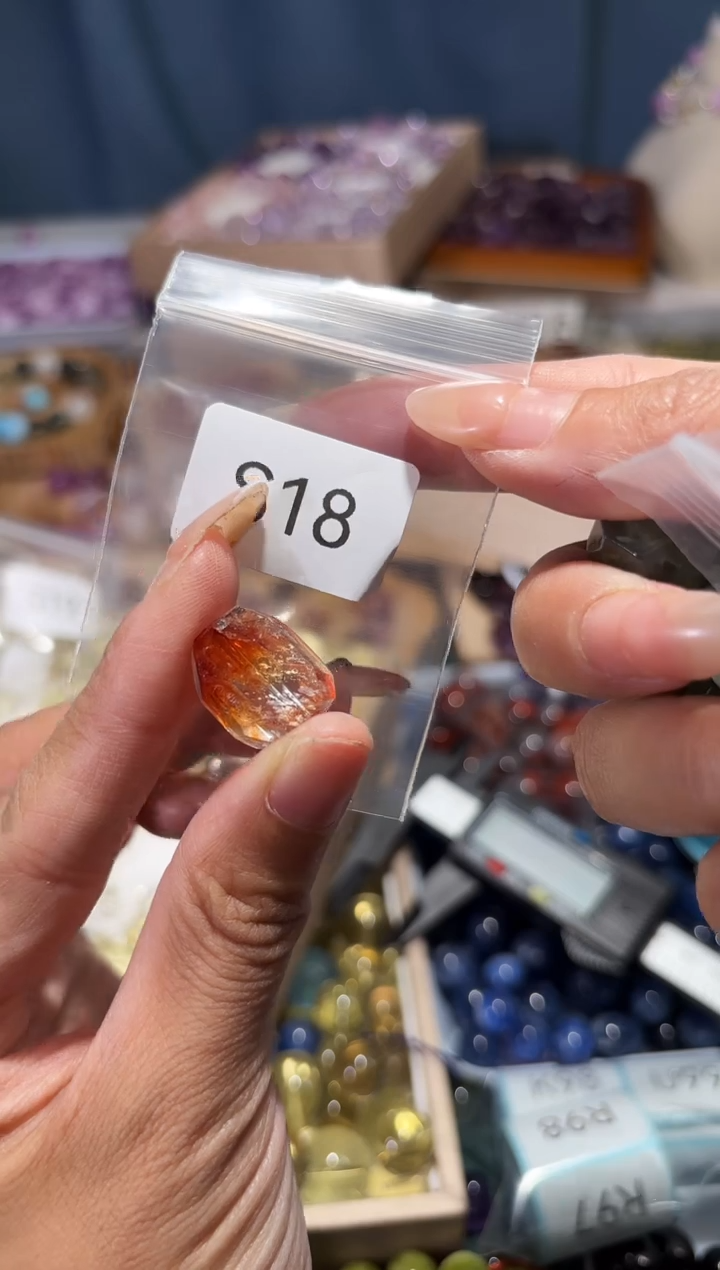 未镶嵌手串水晶厚**物S18胶花随行加两隔珠