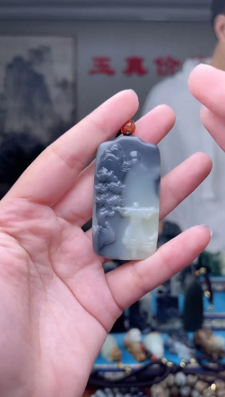 未镶嵌和田玉挂件1