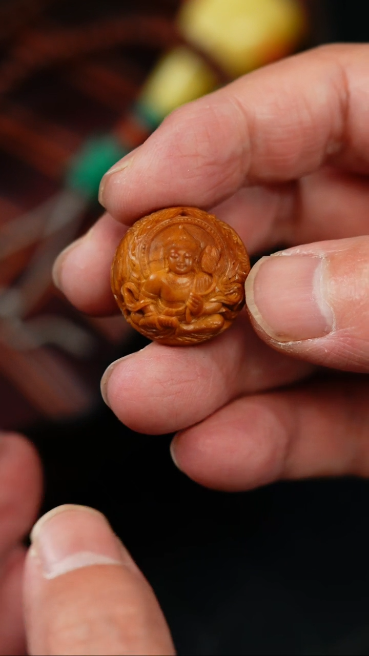 【闪购商品】橄榄核手串/手链大势至菩萨