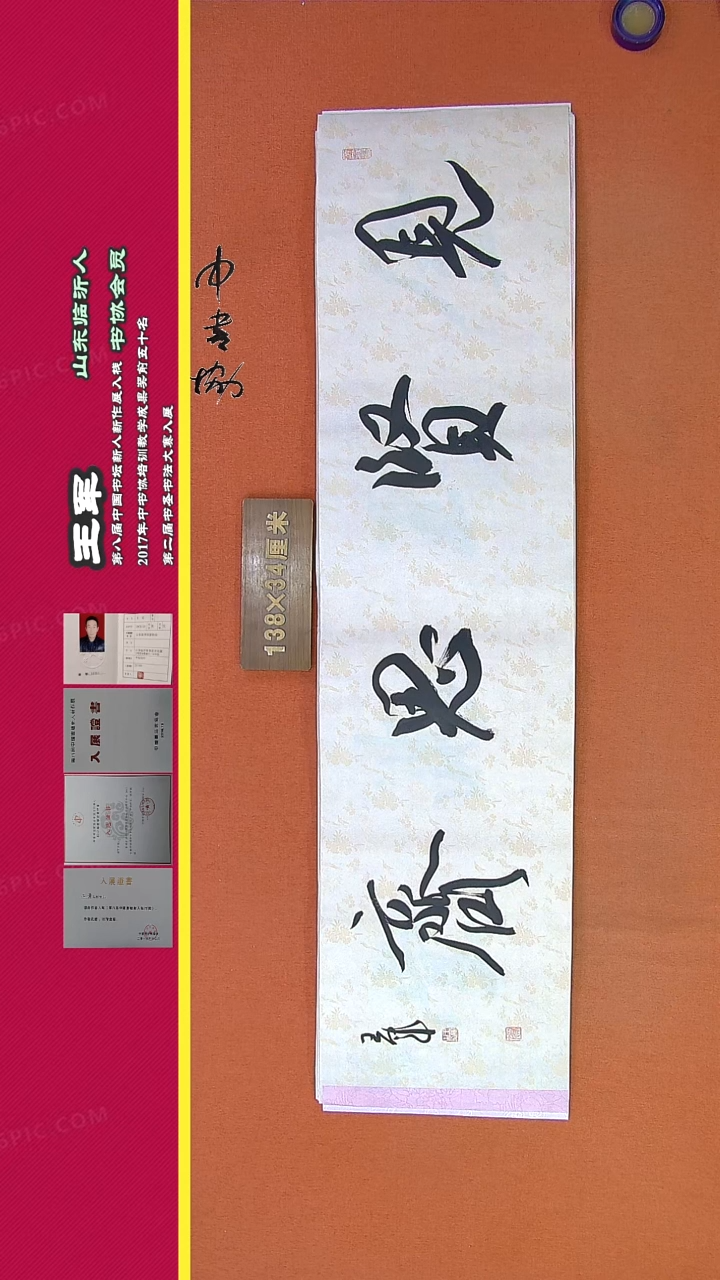 【闪购商品】书法343王军书法作品