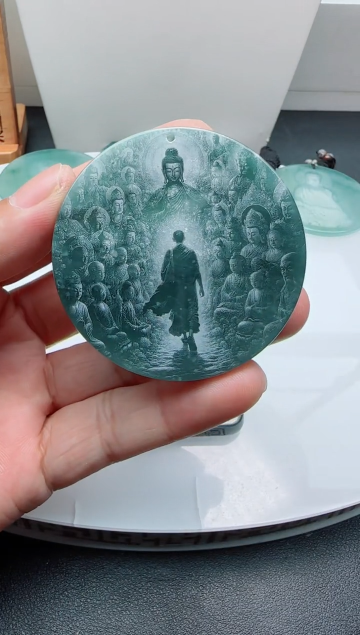 【闪购商品】翡翠颈饰未镶嵌多样性随机一件发货